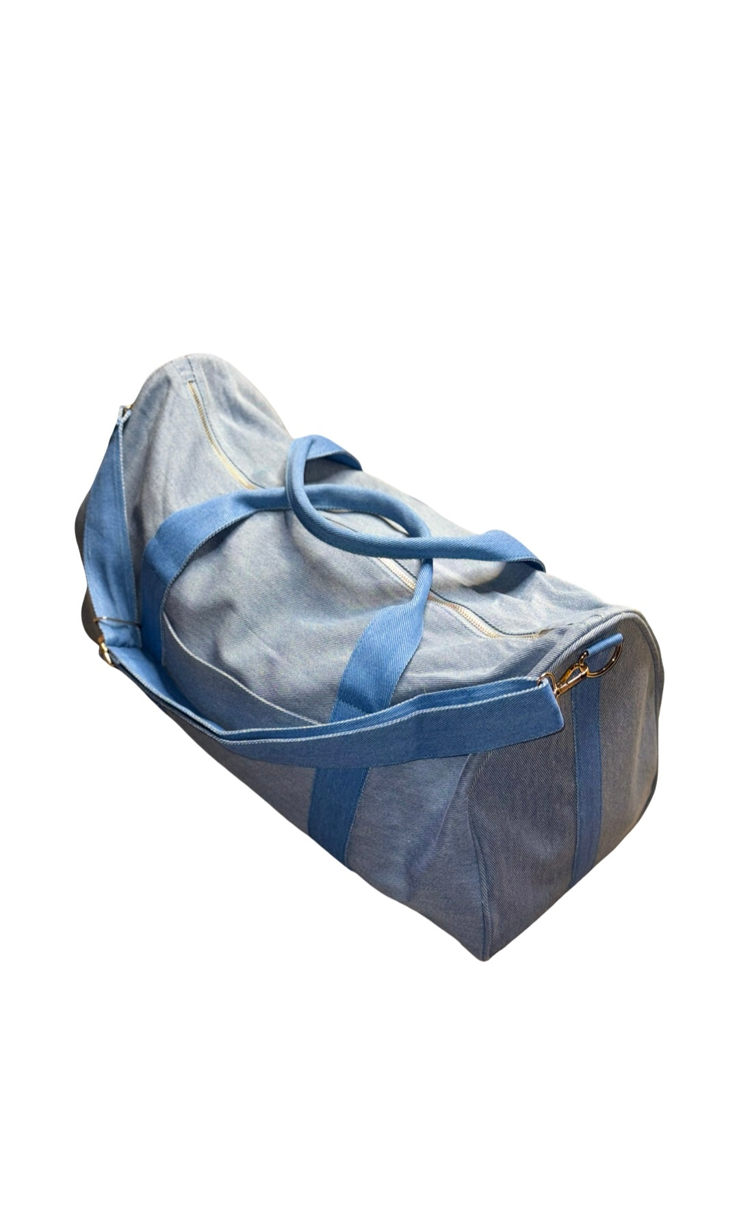 Denim Duffel Bag