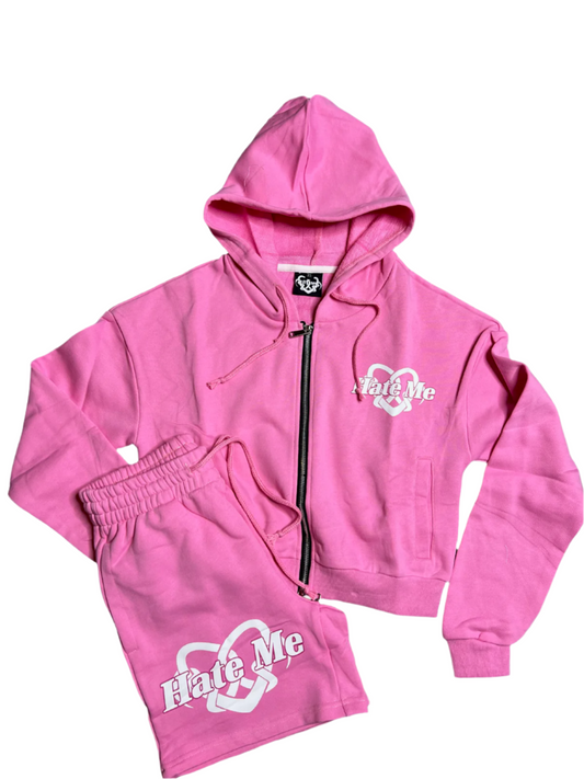 Women’s Cropped Jacket & Shorts Set