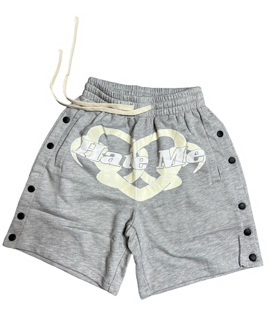 Gray Hate Me Shorts