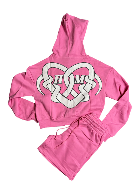 Women’s Cropped Jacket & Shorts Set