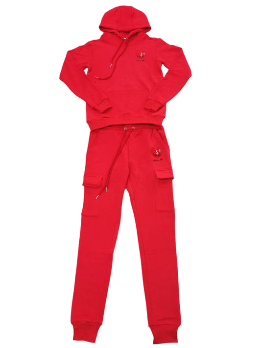 Red Hate Me Jogging Set