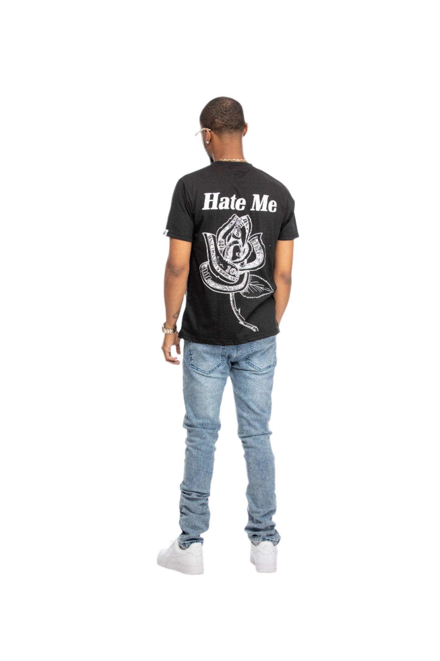 Hate Me Destressed Blue Jeans