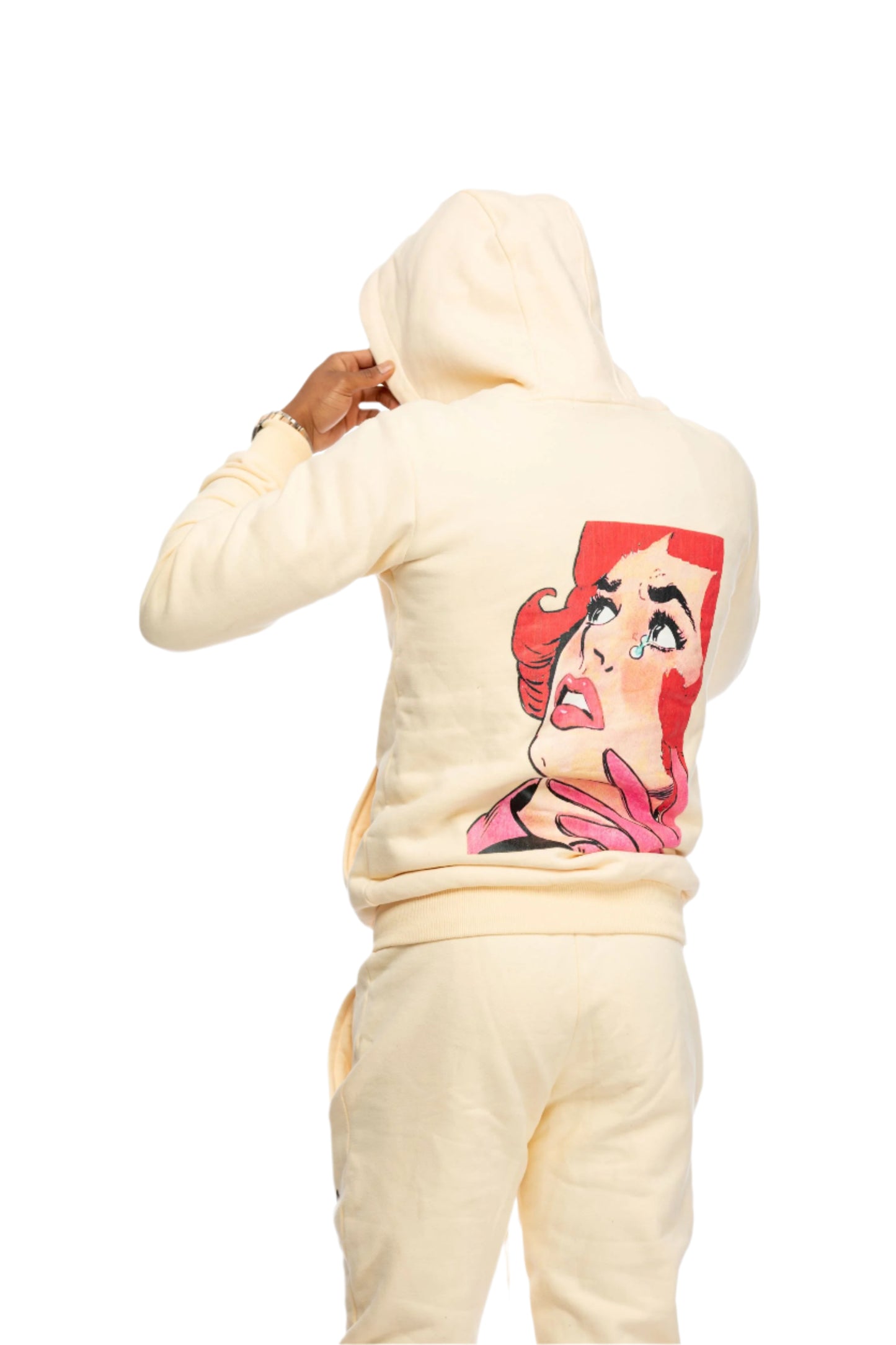 Cream Hate Me Jogging Set