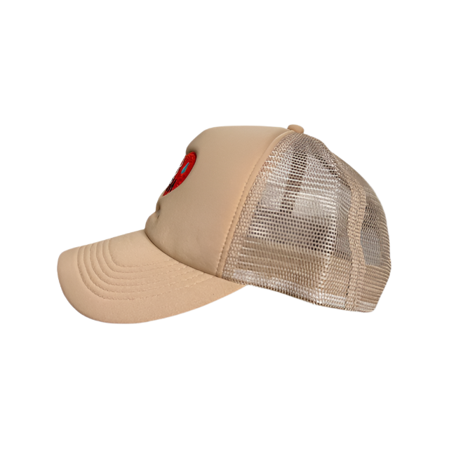 Tan Hate Me Trucker Hat
