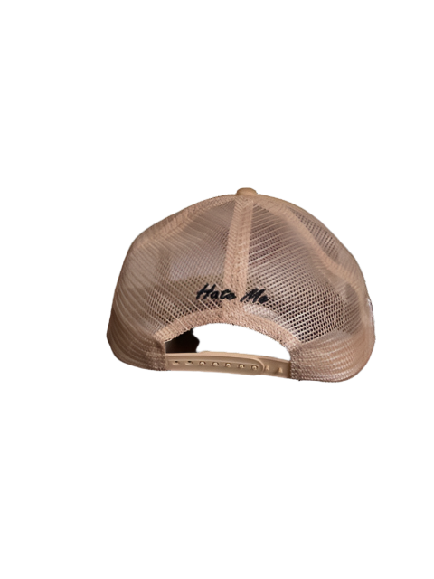 Tan Hate Me Trucker Hat