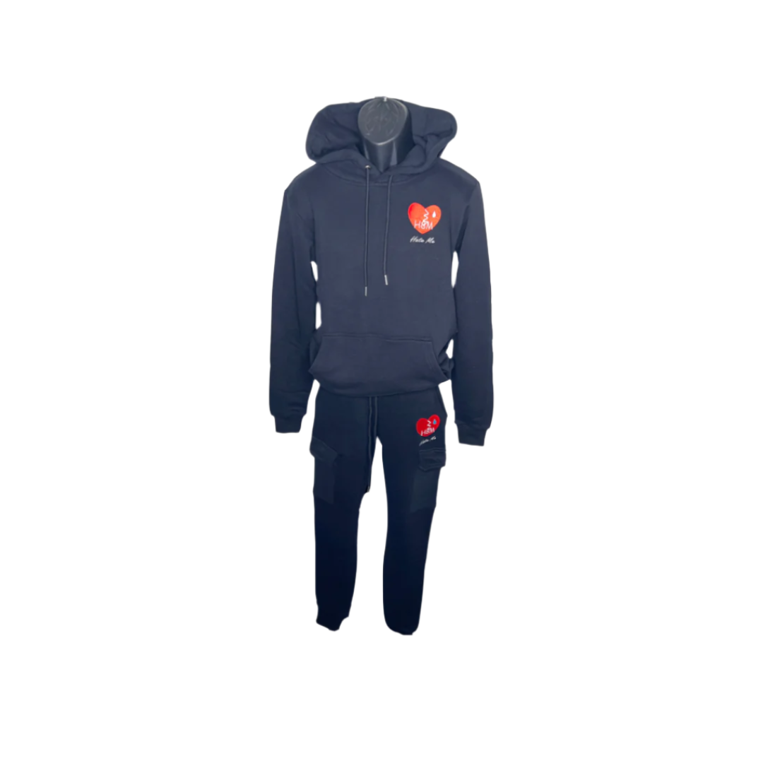Black Hate Me Jogging Set