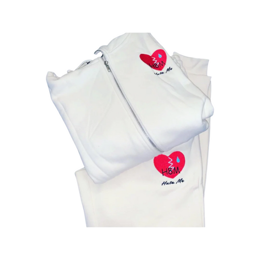 Cream Hate Me Jogging Set