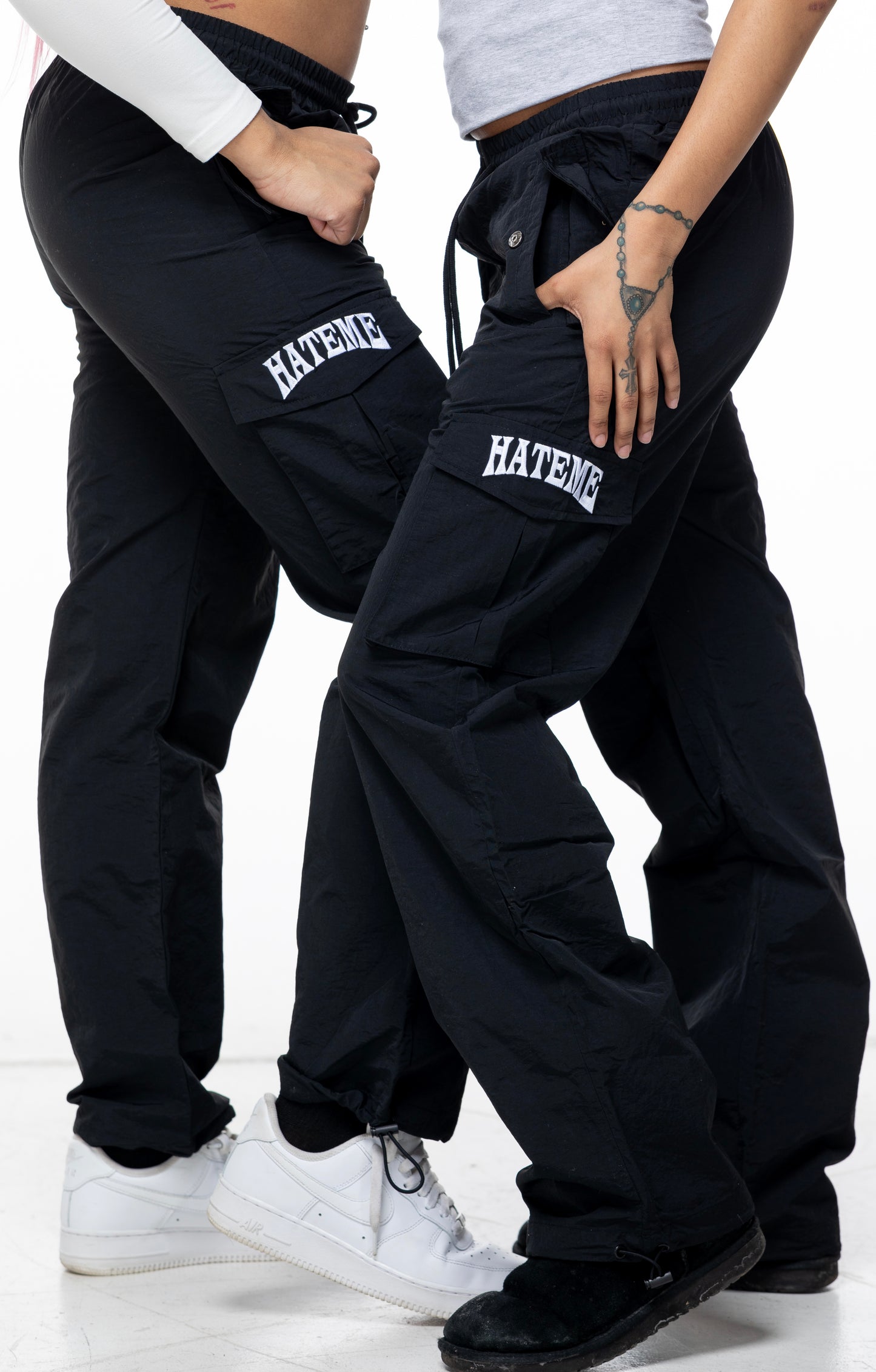 Nylon Cargo Pants