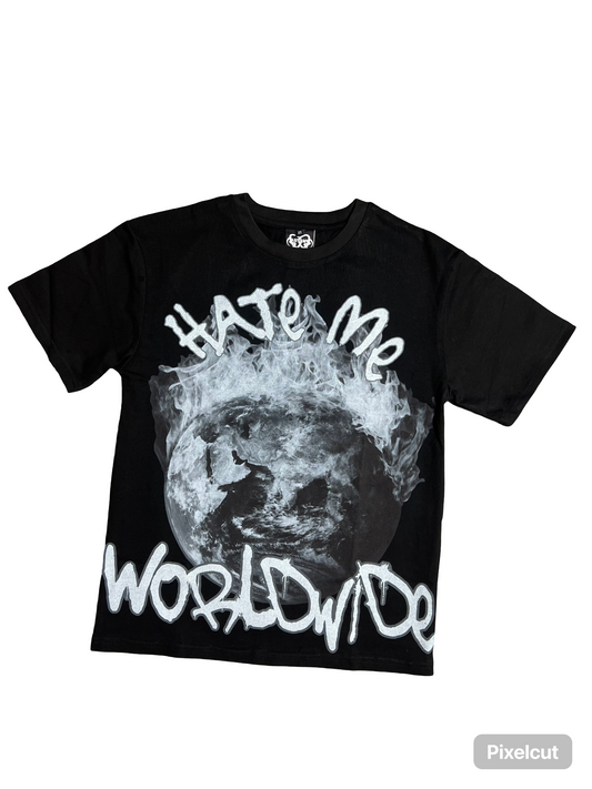 Hate Me Worldwide Black T-shirt