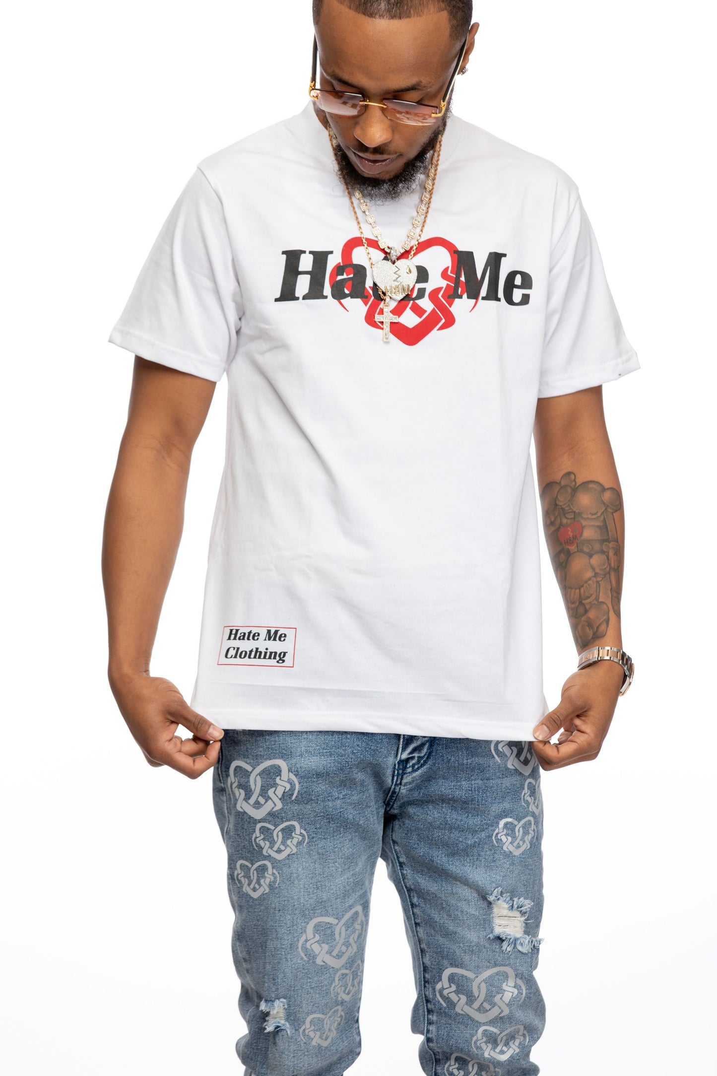 White Hate Me T-shirt