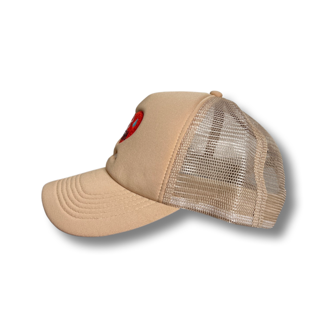 Tan Hate Me trucker hat