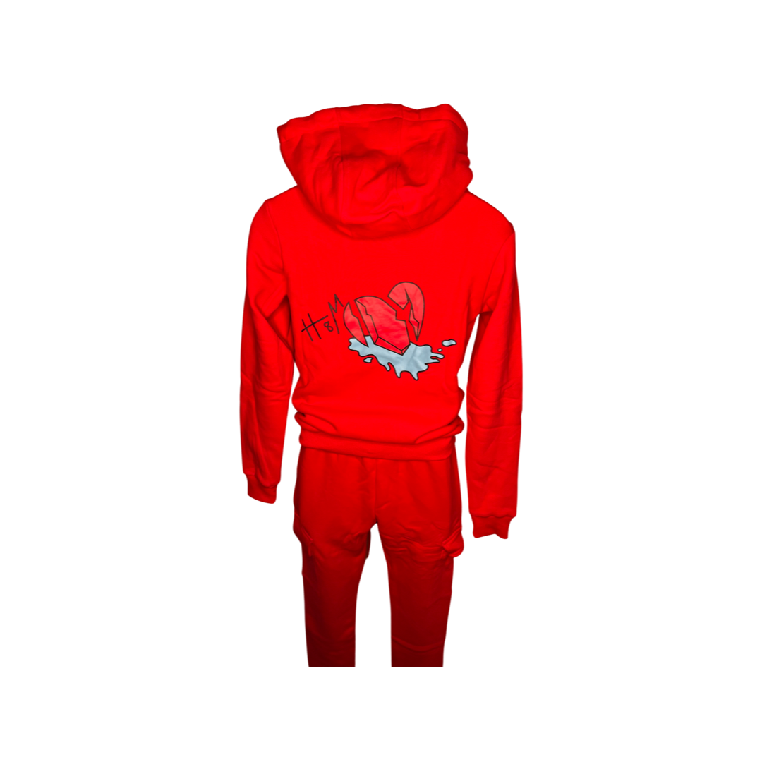 Red Hate Me Pullover Hoodie